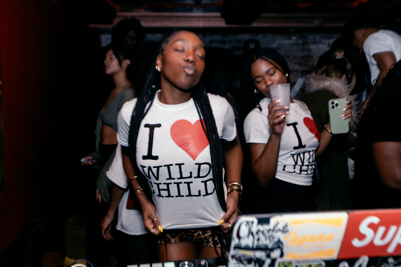 DJ WILDCHILD at the decks